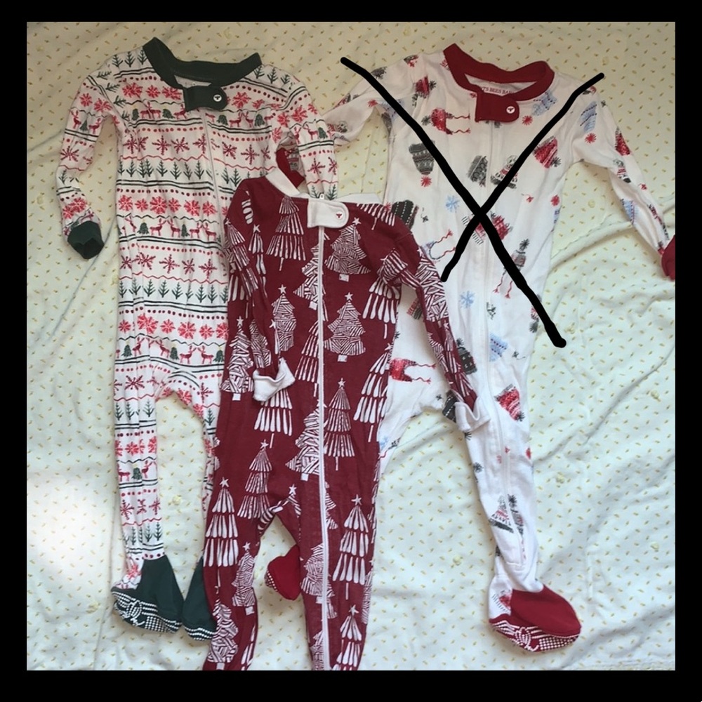 TWO Burt’s Bees Baby organic cotton zip sleepers